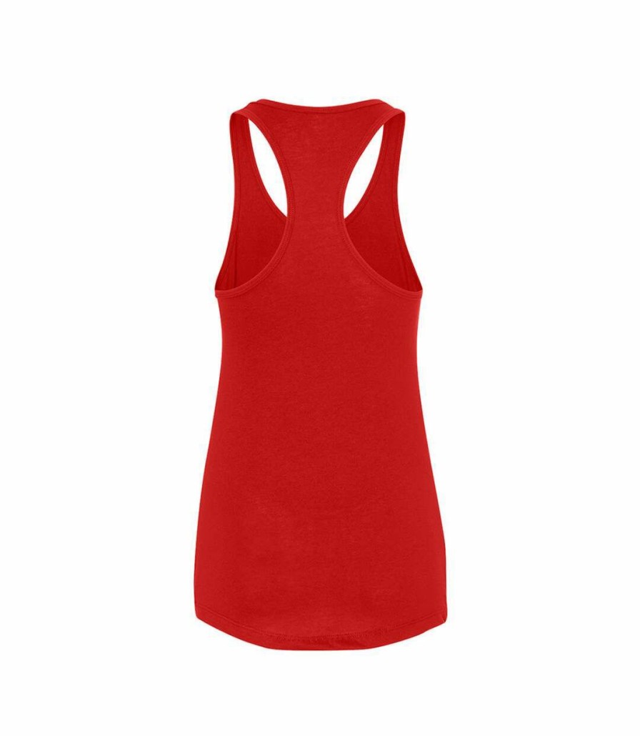 * Pertemba Good Quality Next Level Womens/Ladies Ideal Racer Back Tank Top (Red) Utpc3476 Hot