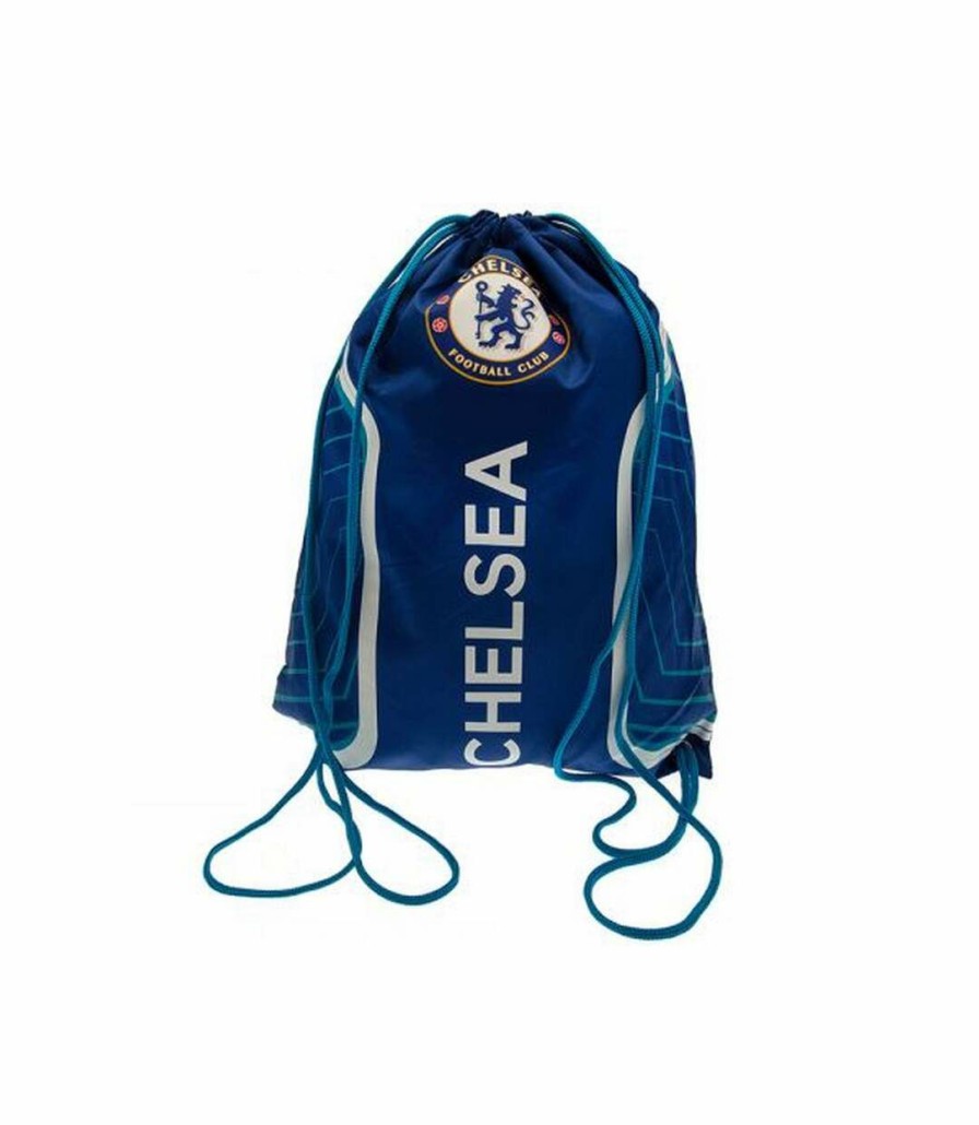 * Pertemba Quick Delivery Chelsea Fc Flash Drawstring Bag (Turquoise Blue/White) (One Size) Utbs3235 Best