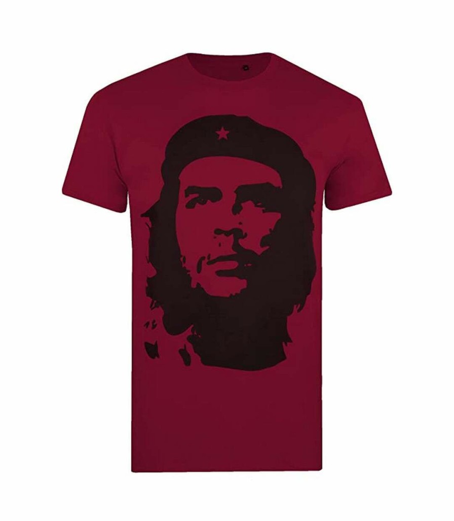 * Pertemba Lower Prices Che Guevara Mens Icon T-Shirt (Cardinal Red/Black) Uttv367 Hot