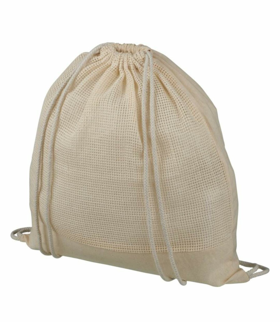 * Pertemba New Bullet Maine Cotton Backpack (Natural) (One Size) Utpf3416 Wholesale