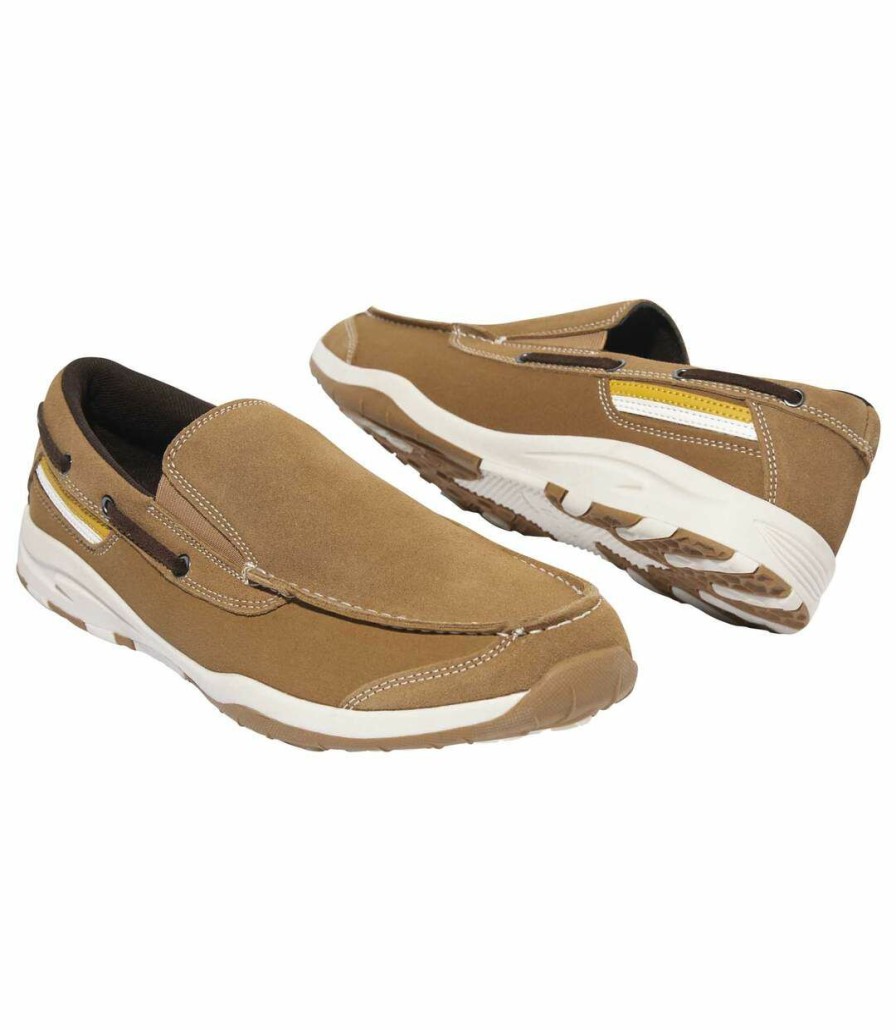 * Atlas For Men Lower Prices Men'S Casual Beige Loafers Online