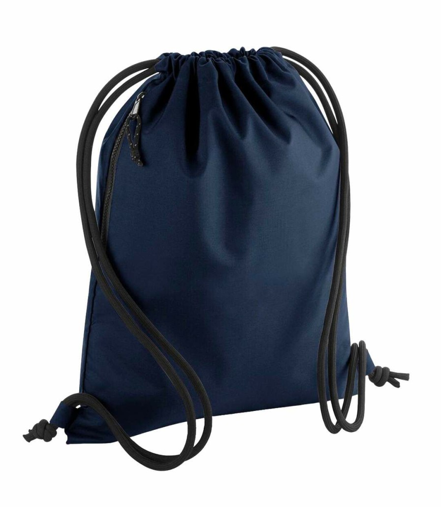 * Pertemba New Bagbase Recycled Drawstring Bag (Navy Blue) (One Size) Utbc4964 Wholesale