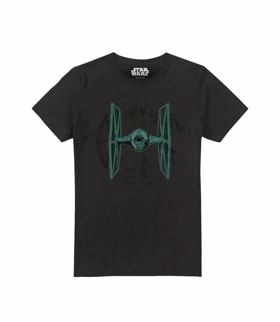 * Pertemba New Star Wars Mens Imperial Star Fighter T-Shirt (Black) Uttv1730 Wholesale