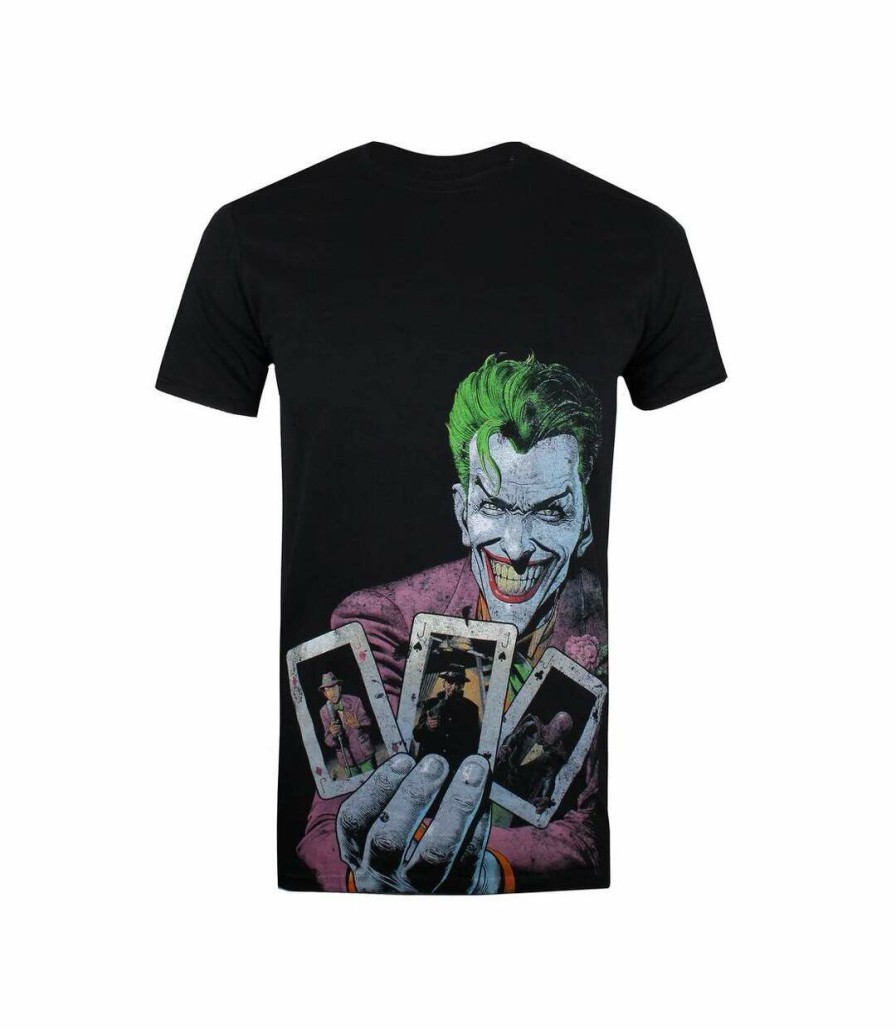 * Pertemba Original The Joker Mens Full House Cotton T-Shirt (Black) Uttv1063 Clearance