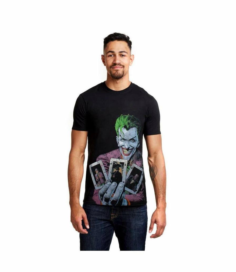 * Pertemba Original The Joker Mens Full House Cotton T-Shirt (Black) Uttv1063 Clearance