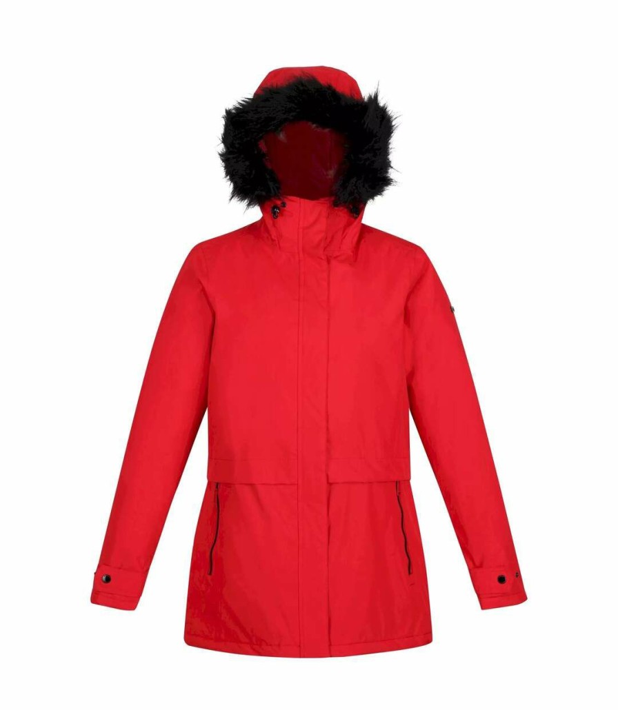 * Pertemba Crazy Deals Regatta Womens/Ladies Myla Ii Parka (Code Red) Utrg8352 Clearance