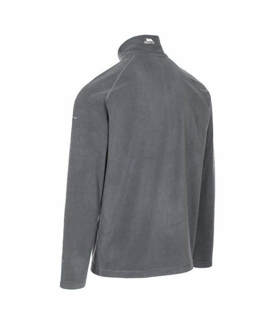 * Pertemba Online Trespass Mens Blackford Microfleece (Carbon) Uttp4241 Wholesale