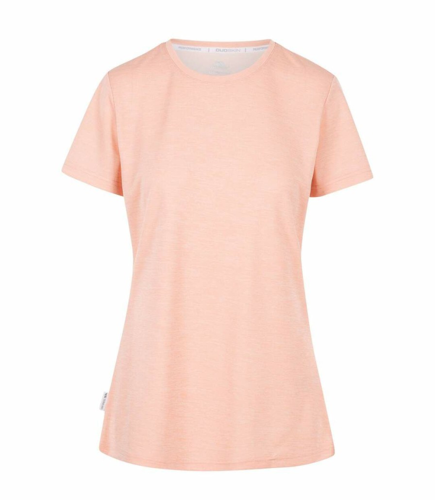 * Pertemba Good Quality Trespass Womens/Ladies Pardon T-Shirt (Misty Rose) Uttp5981 New