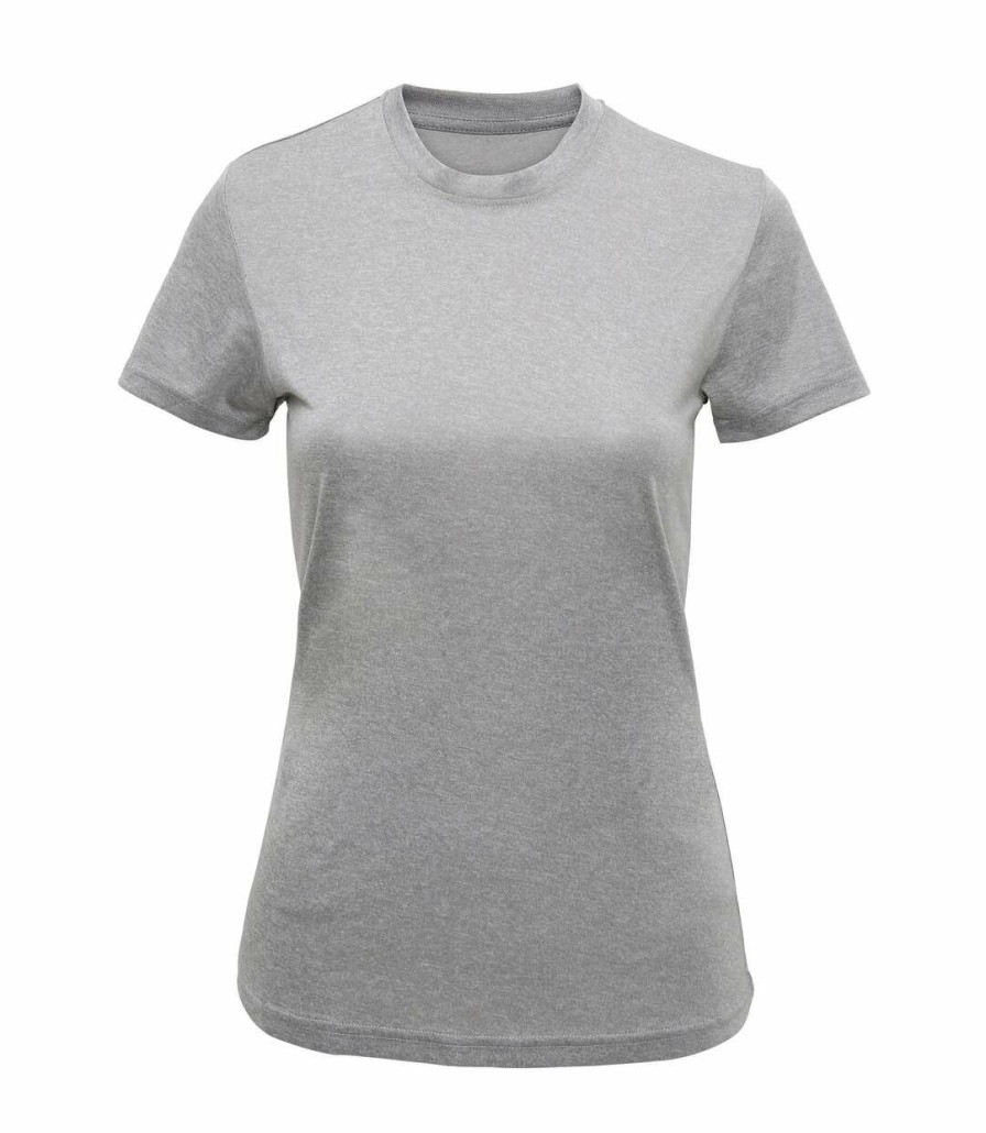 * Pertemba Lower Prices Tridri Womens/Ladies Melange T-Shirt (Silver Melange) Utrw8290 Best