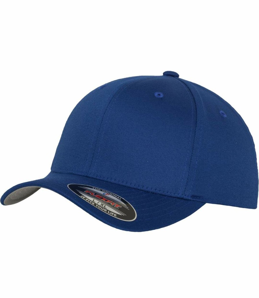 * Pertemba Top Selling Yupoong Mens Flexfit Fitted Baseball Cap (Pack Of 2) (Royal) Utrw6703 New