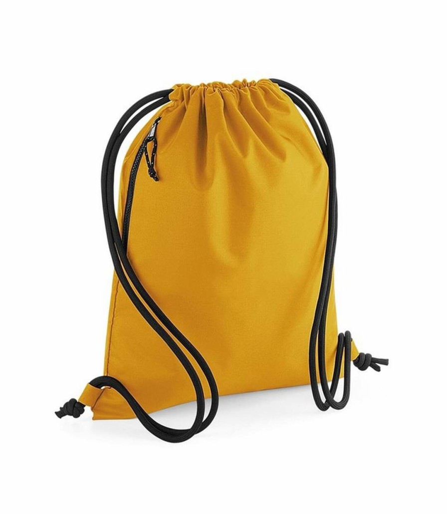 * Pertemba New Arrivals Bagbase Uni Adult Recycled Drawstring Bag (Mustard Yellow) (One Size) Utrw7780 Online