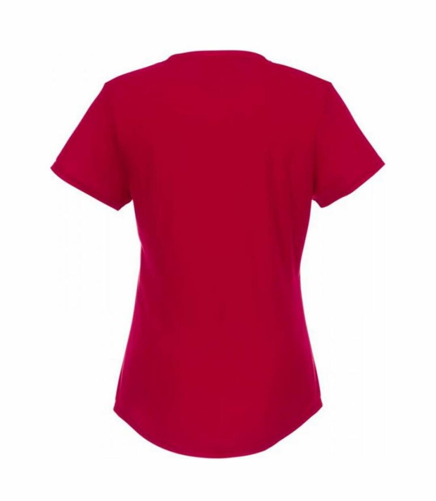 * Pertemba Sale Online Elevate Womens/Ladies Jade Short Sleeve Recycled T-Shirt (Red) Utpf3364 Clearance