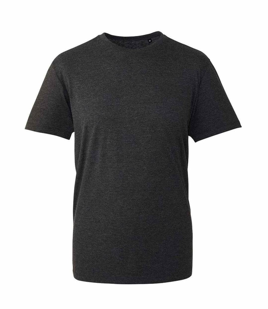 * Pertemba Good Quality Anthem Mens Marl Organic T-Shirt (Black) Utpc4294 Best