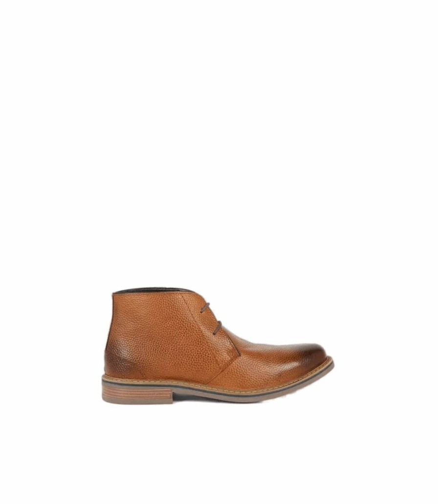 * Pertemba Opening Sales Debenhams Mens Tecnic Arlo Tumbled Leather Chukka Boots (Tan) Utdh2454 Online