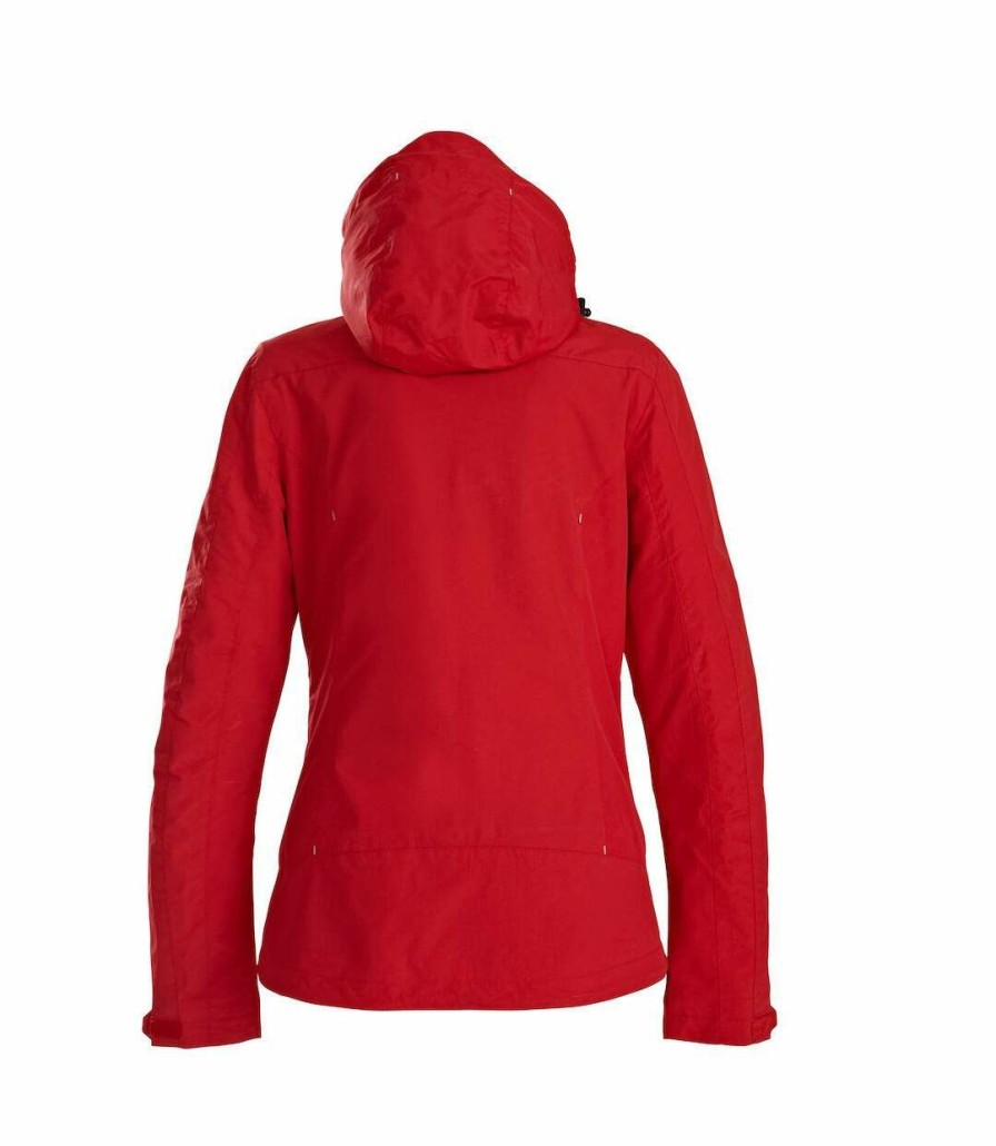 * Pertemba Popular Printer Womens/Ladies Water Repellent Jacket (Red) Utub761 Wholesale