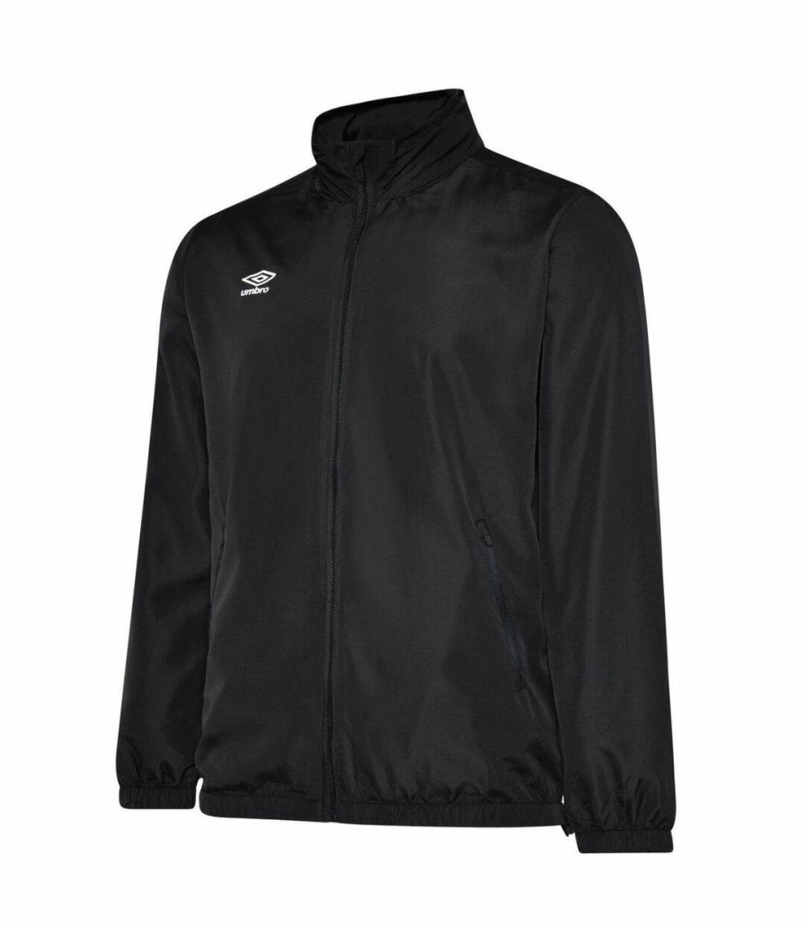 * Pertemba Clearance Umbro Mens Club Essential Light Waterproof Jacket (Black) Utuo167 Best