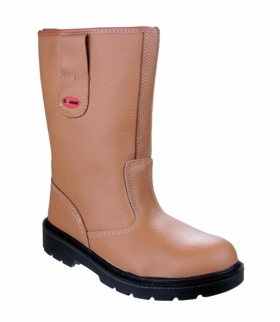 * Pertemba Attractive Centek Mens Fs334 Steel Toe Cap Safety Boots (Tan) Utfs9479 Best