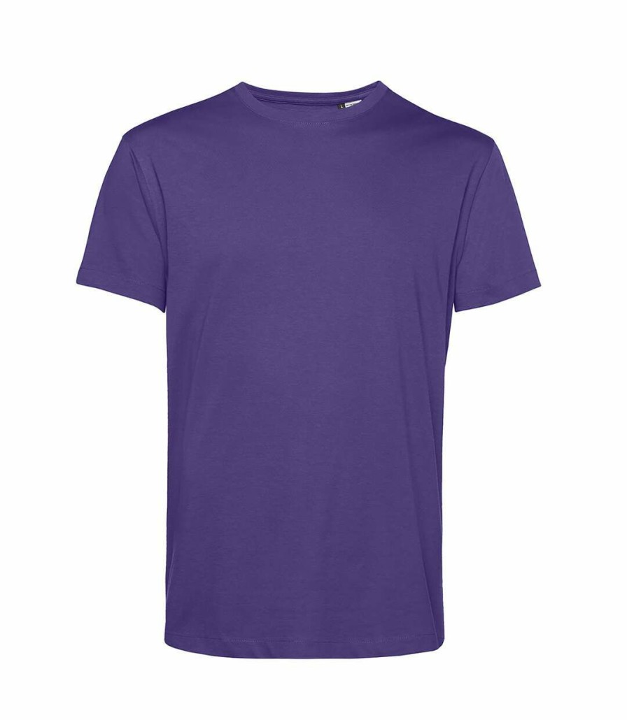 * Pertemba Original B&C Mens Organic E150 T-Shirt (Radiant Purple) Utbc4658 Wholesale