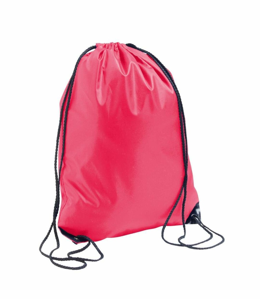 * Pertemba Popular Sols Urban Gymsac Drawstring Bag (Neon Coral) (One) Utpc375 Hot