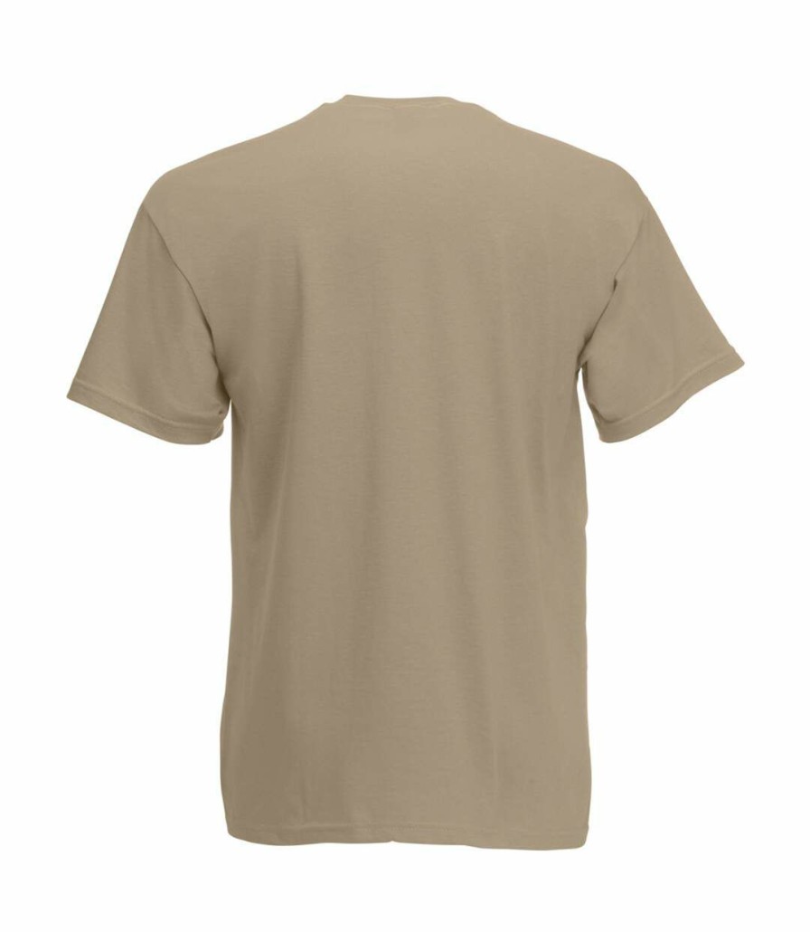 * Pertemba Clearance Mens Value Short Sleeve Casual T-Shirt (Sand) Utbc3900 New