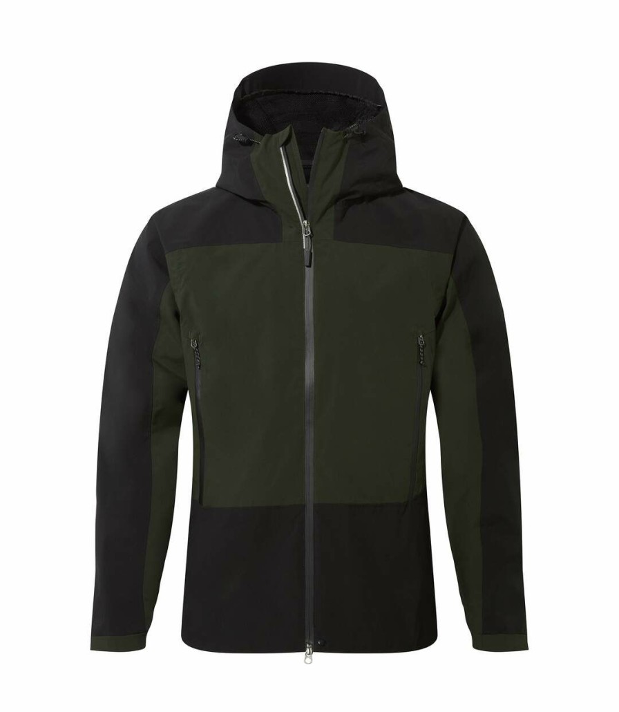 * Pertemba Online Craghoppers Mens Expert Active Waterproof Jacket (Dark Cedar/Black) Utrw8455 Online