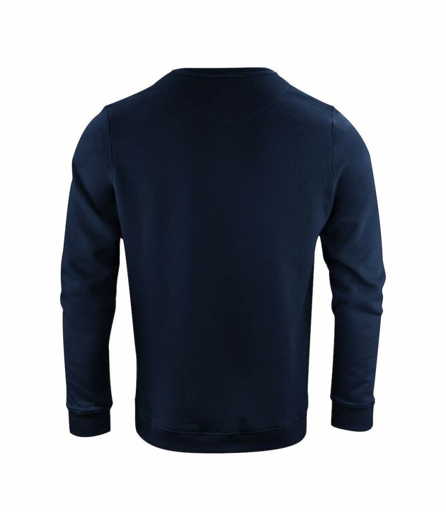 * Pertemba Best-Selling Harvest Mens Alder Crew Neck Sweatshirt (Navy) Utub503 Hot