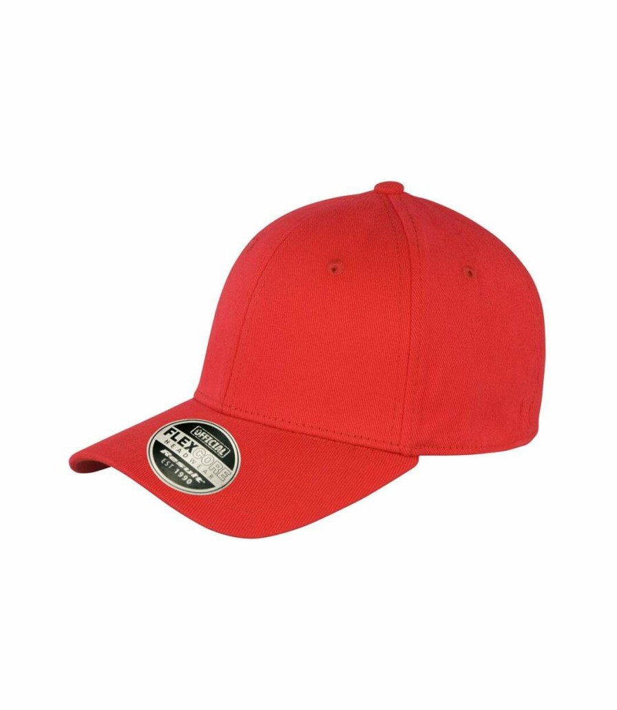 * Pertemba Online Result Uni Core Kansas Flex Baseball Cap (Pack Of 2) (Red) Utbc4244 Clearance