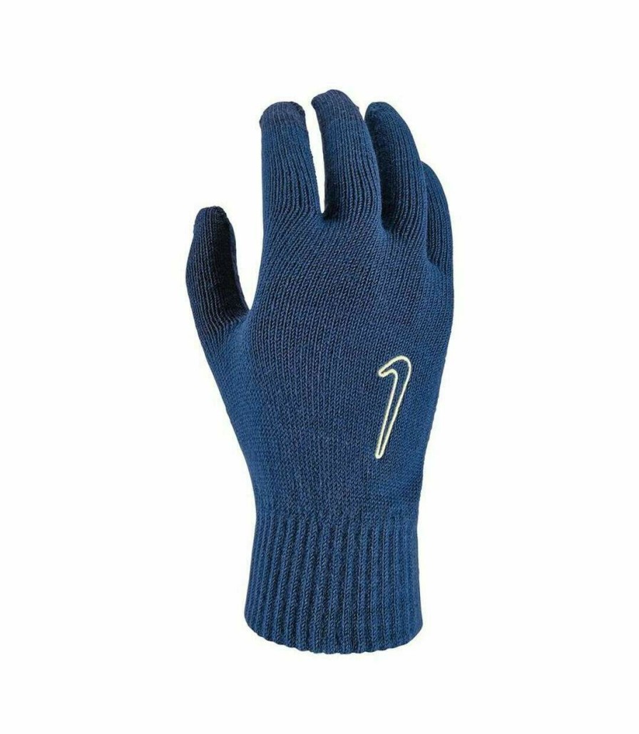 * Pertemba Hot Selling Nike Mens Knitted Twisted Grip Gloves (Blue Lemon) Utbs2929 Wholesale