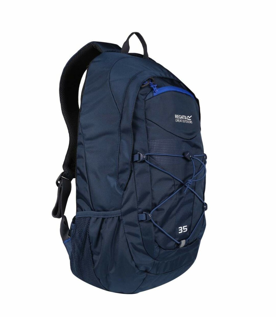 * Pertemba Lower Prices Regatta 35 Litre Atholl Ii Backpack (Dark Denim/Nautical Blue) (One Size) Utrg2933 Hot