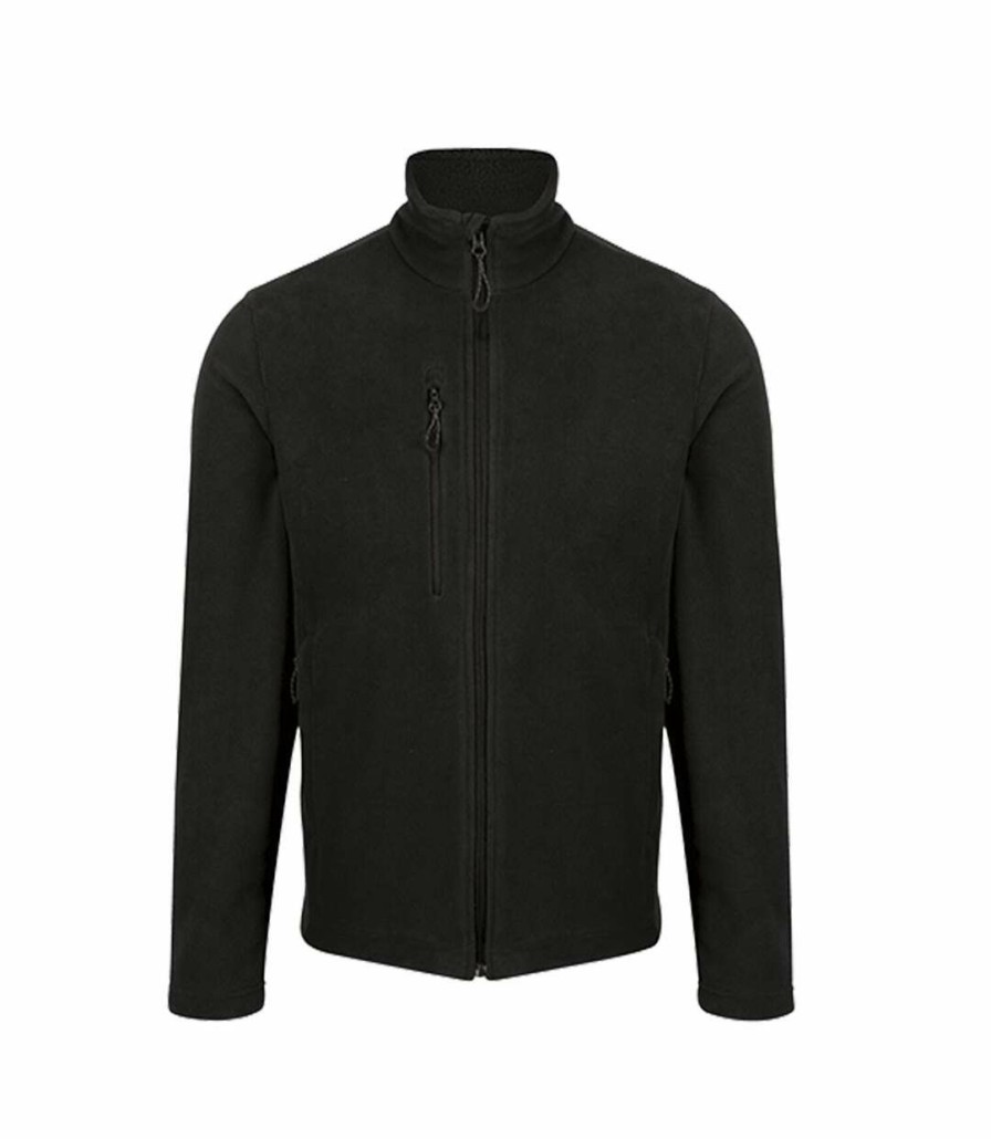 * Pertemba Best-Selling Regatta Mens Honesty Made Recycled Fleece Jacket (Black) Utrg5132 Best