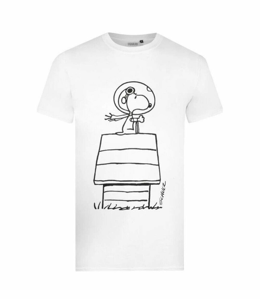 * Pertemba Sale Online Peanuts Mens Snoopy Kennel T-Shirt (White) Uttv366 Online