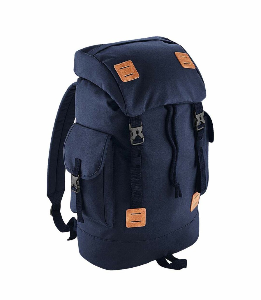 * Pertemba Closeout Sale Bagbase Urban Explorer Knapsack Bag (Pack Of 2) (Navy Dusk/Tan) (One Size) Utbc4198 Best