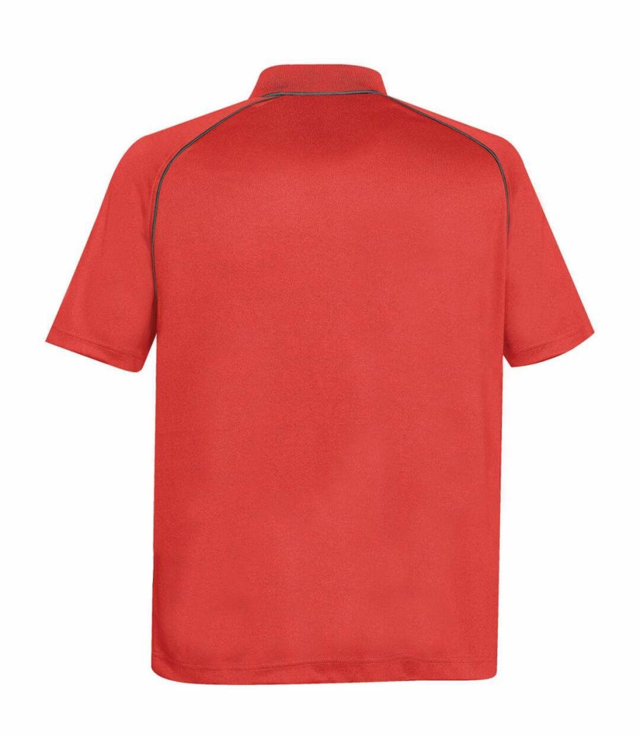 * Pertemba Attractive Stormtech Mens Tritium Performance Polo (Bright Red/Carbon) Utbc3878 Wholesale