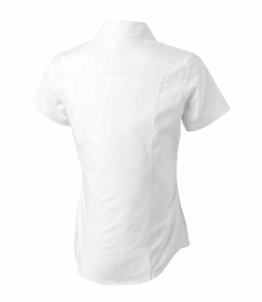 * Pertemba Cheap Elevate Manitoba Short Sleeve Ladies Shirt (White) Utpf1834 New