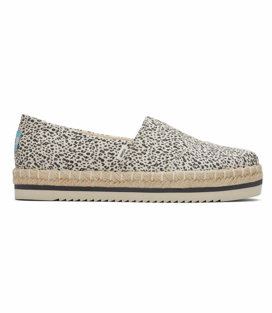 * Pertemba Classical Toms Womens/Ladies Alpargata Leopard Print Espadrilles (Natural) Utfs9491 Online