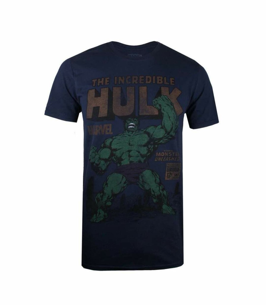 * Pertemba Hot Selling Hulk Mens Rage T-Shirt (Navy) Uttv804 Wholesale