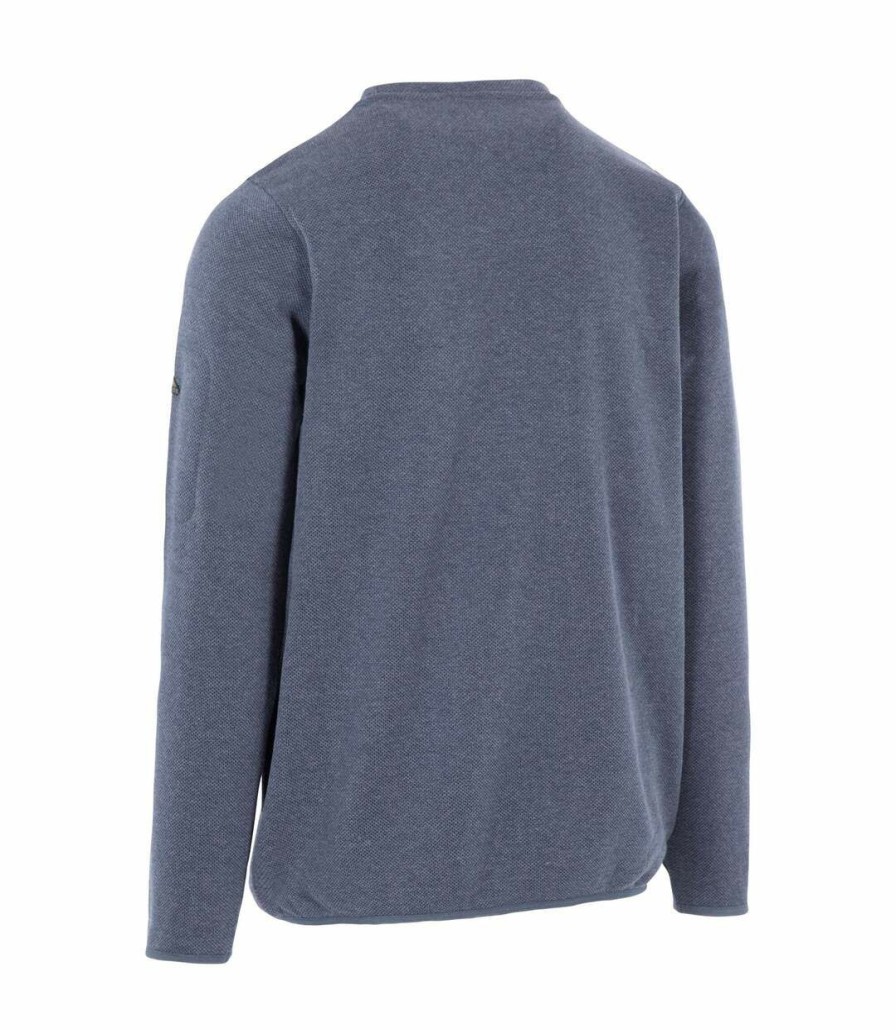 * Pertemba Top Selling Trespass Mens At200 Fleece Top (Navy Marl) Uttp5587 Clearance