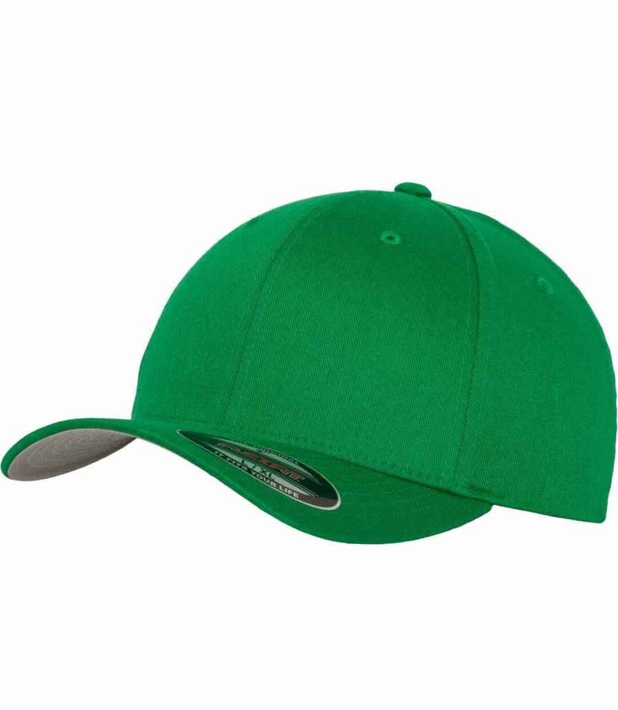 * Pertemba Clearance Yupoong Mens Flexfit Fitted Baseball Cap (Pack Of 2) (Pepper Green) Utrw6703 Best