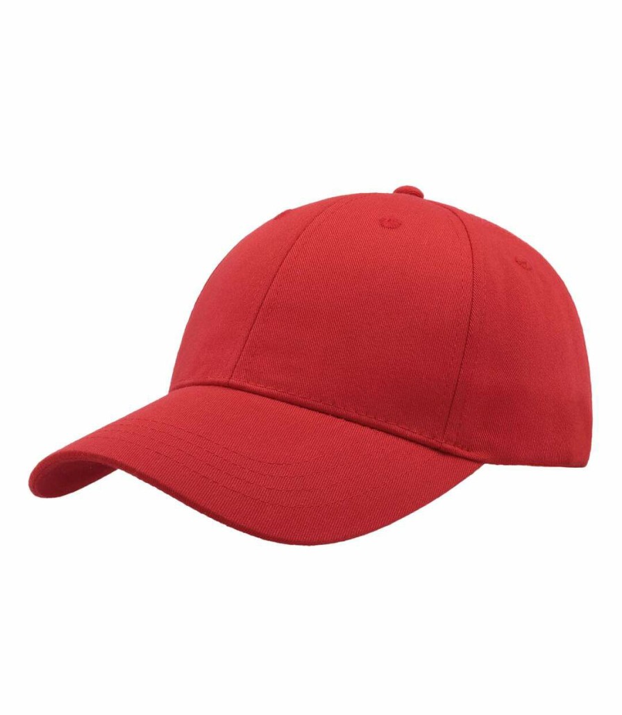 * Pertemba Hot Selling Atlantis Zoom Sports 6 Panel Baseball Cap (Red) Utab231 Wholesale