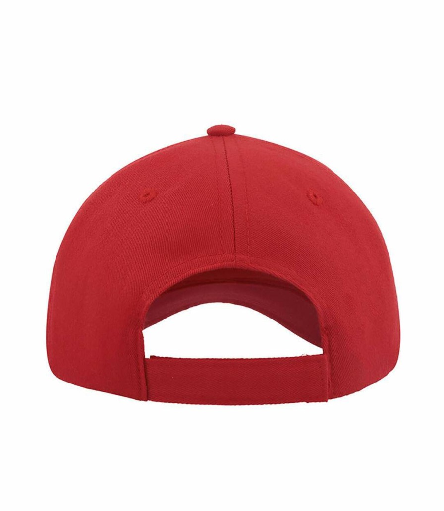 * Pertemba Hot Selling Atlantis Zoom Sports 6 Panel Baseball Cap (Red) Utab231 Wholesale