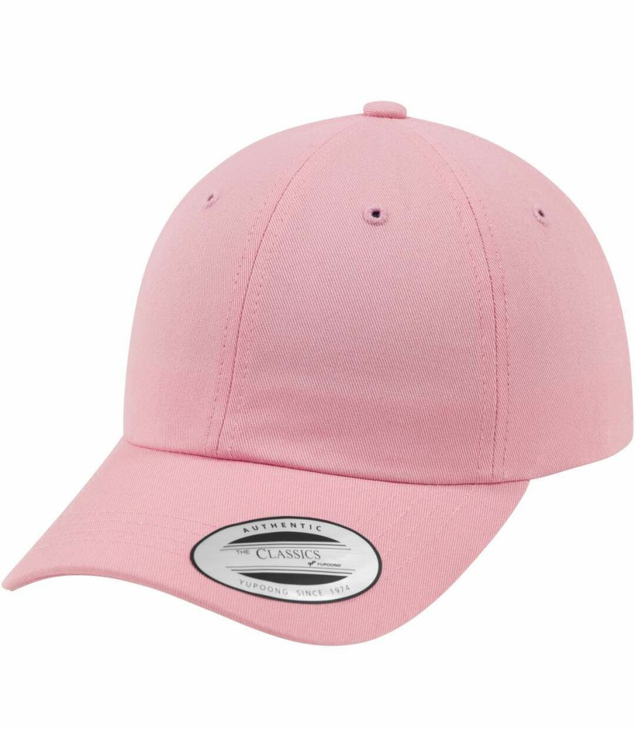 * Pertemba Good Quality Yupoong Flexfit 6-Panel Baseball Cap With Buckle (Pack Of 2) (Pink) Utrw6762 Wholesale