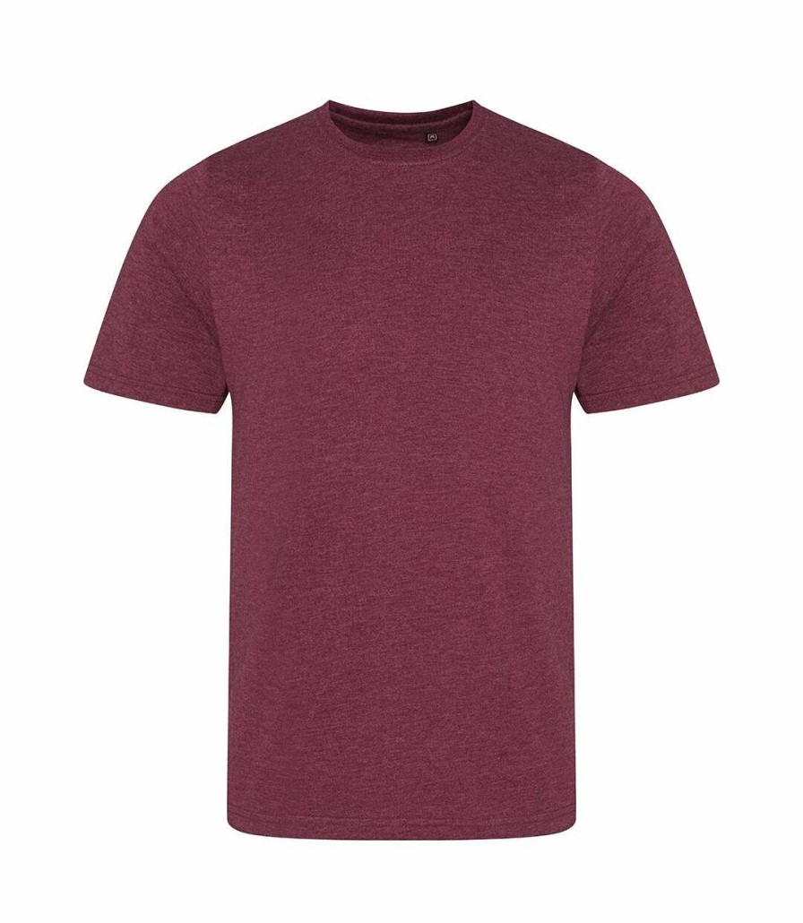 * Pertemba Best-Selling Awdis Mens Tri Blend T Shirt (Heather Burgundy) Utpc2894 Best