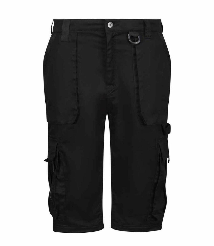 * Pertemba Top Selling Regatta Mens Pro Utility Cargo Shorts (Black) Utpc4936 Online