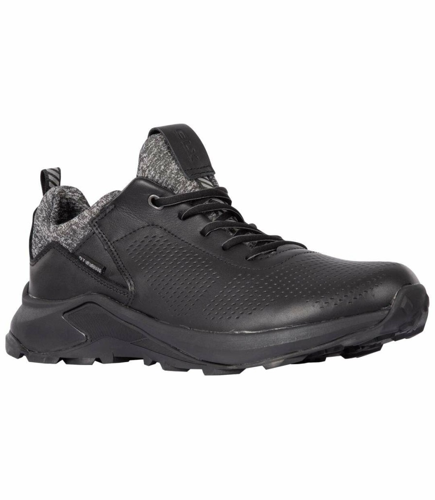 * Pertemba Best-Selling Trespass Mens Cole Leather Sneakers (Black/Gray) Uttp5677 Online