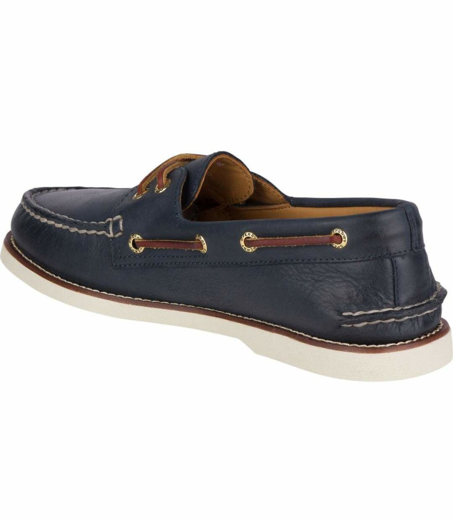 * Pertemba New Arrivals Sperry Mens Gold Cup Authentic Original Leather Boat Shoes (Navy) Utfs7554 Wholesale