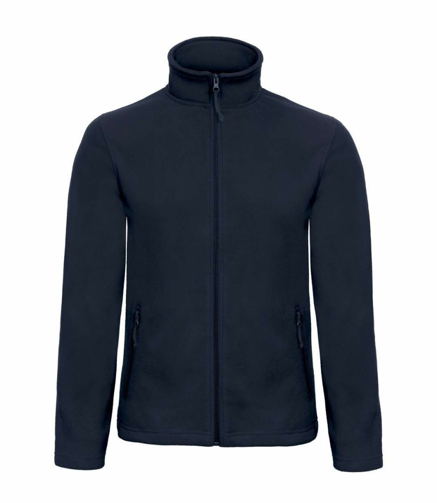 * Pertemba Good Quality B&C Collection Mens Id 501 Microfleece Jacket (Navy) Utrw3527 Hot