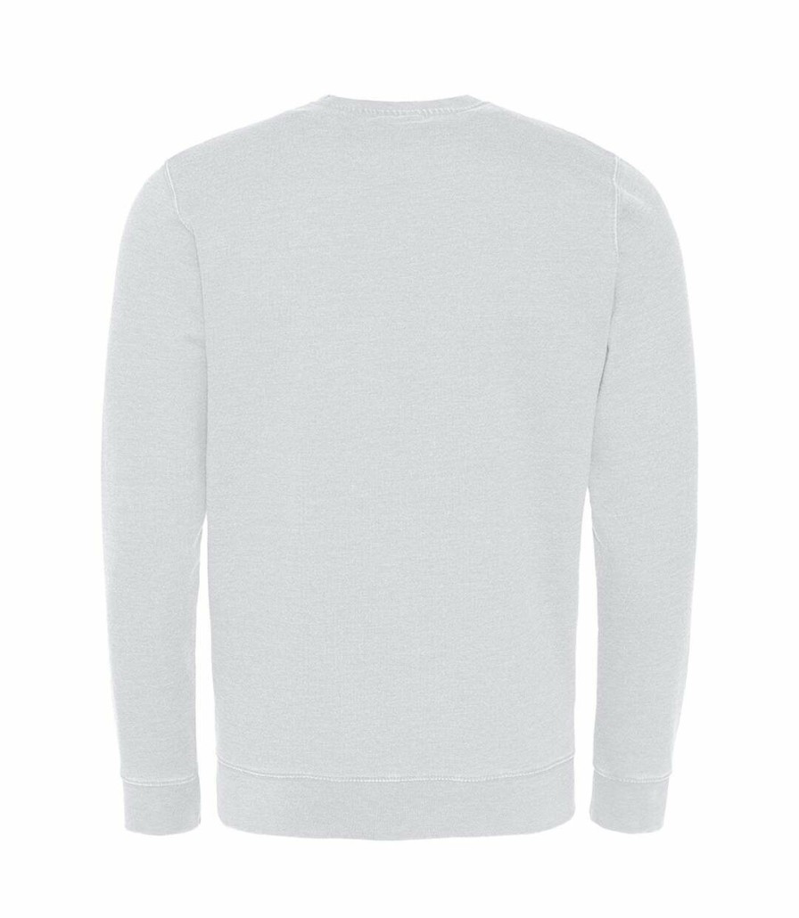 * Pertemba Quick Delivery Awdis Hoods Mens Long Sleeve Washed Look Sweatshirt (Washed Arctic White) Utrw5369 Hot