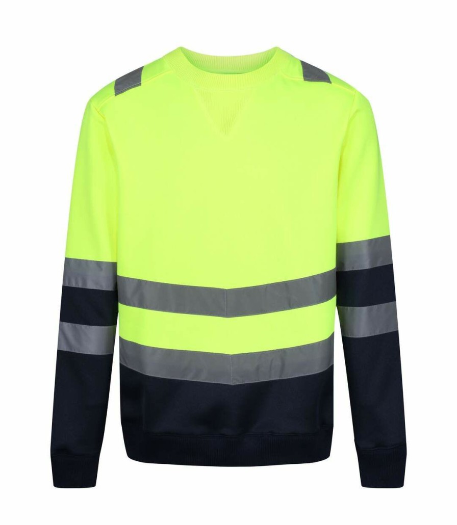 * Pertemba Attractive Regatta Mens Pro High-Vis Sweatshirt (Neon Yellow) Utrg6348 Online