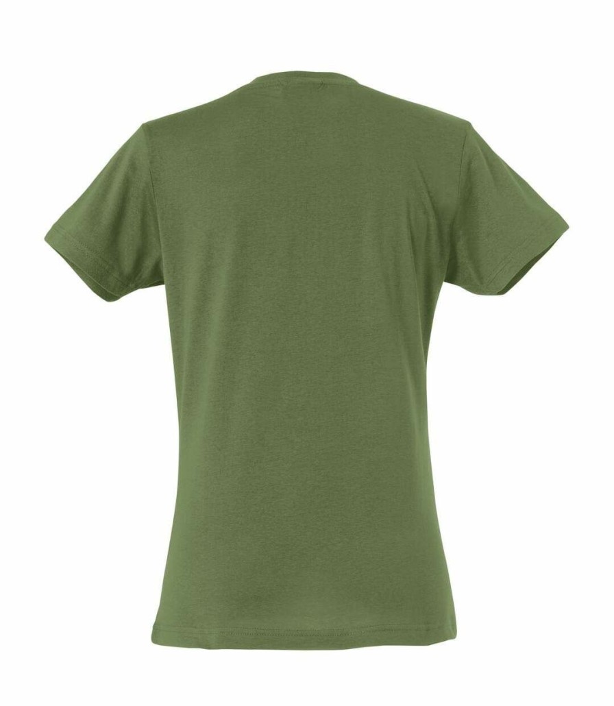 * Pertemba New Arrivals Clique Womens/Ladies Plain T-Shirt (Army Green) Utub363 Best