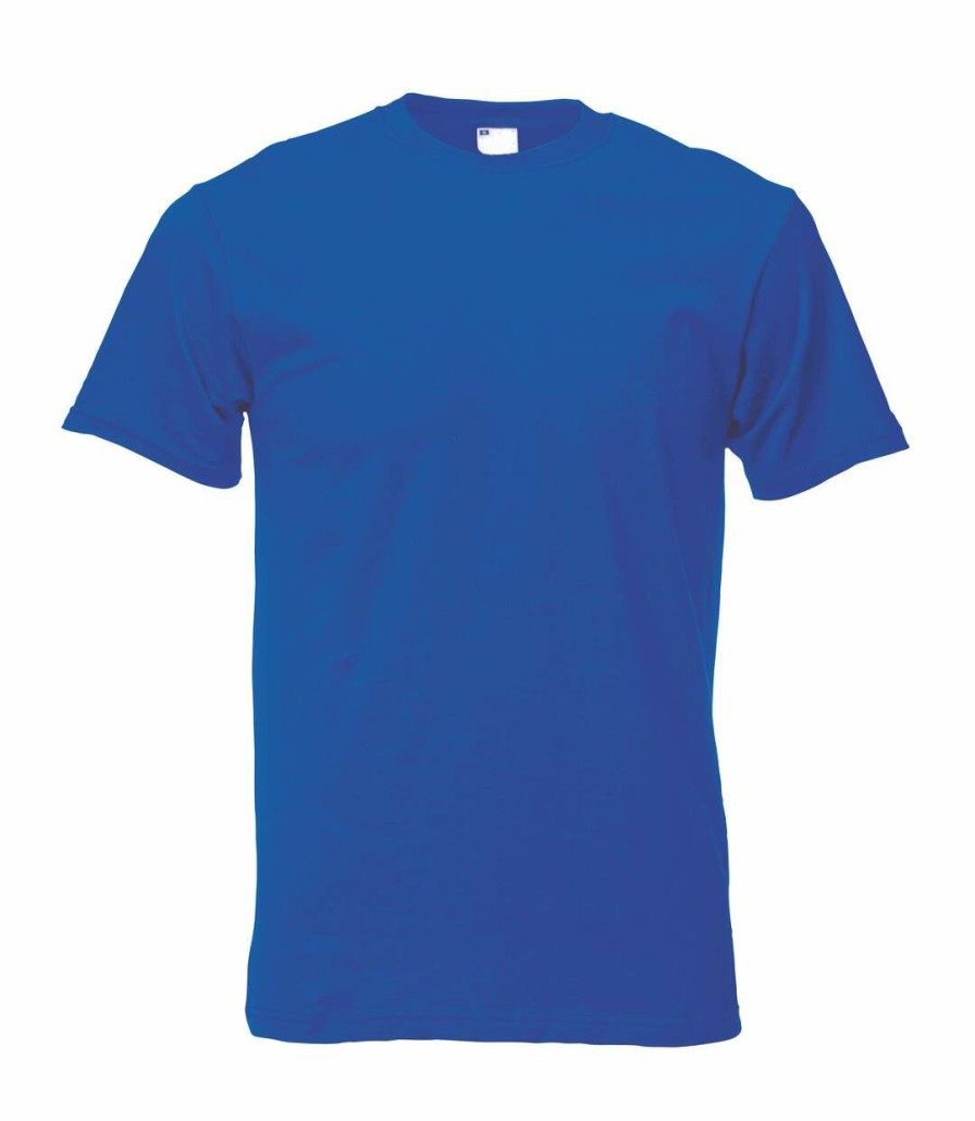 * Pertemba Cheap Mens Short Sleeve Casual T-Shirt (Cobalt) Utbc3904 Online